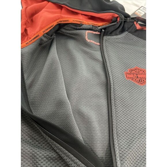 Harley-Davidson Men's Performance Wicking Colorblocked Hoodie Size Small nWT - Picture 7 of 10